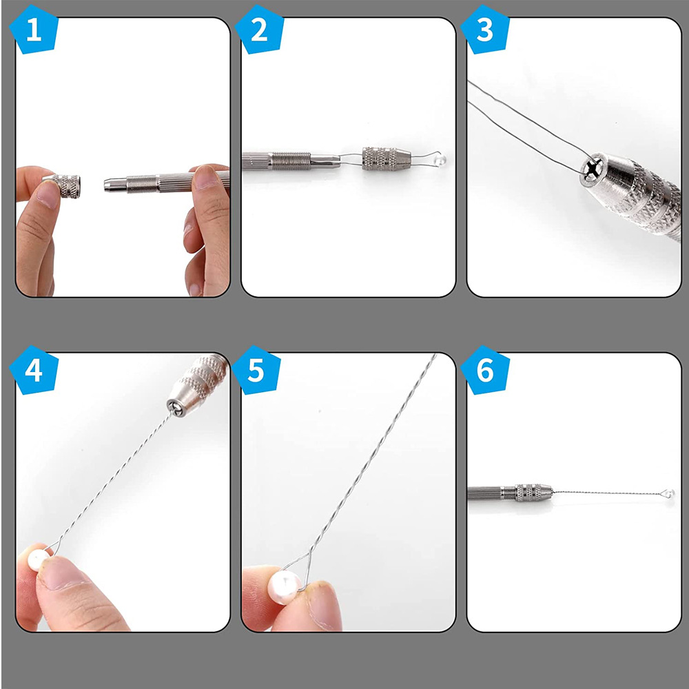 Double-Head Hand Drill Base, 0 - Jewelry Making Rotary Tool ulasan dan harga