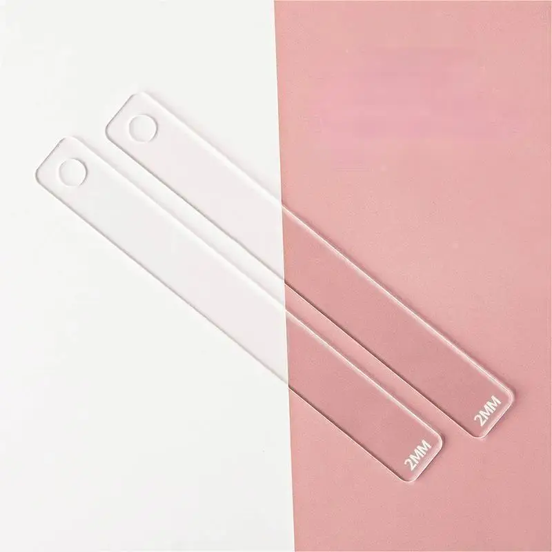 10pcs Clay Ruler Acrylic Soft  - Jewelry Making Guide ulasan dan harga