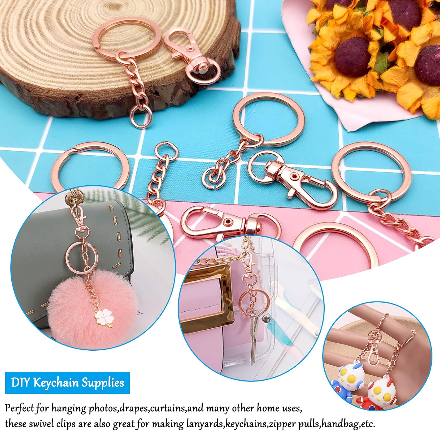 15/30 Set Swivel Lobster Clasp - Jewelry Making Jump Rings ulasan dan harga