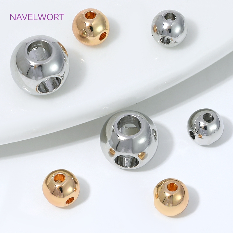 KC Gold Plated 4 Holes Round S - Jewelry Making Items ulasan dan harga