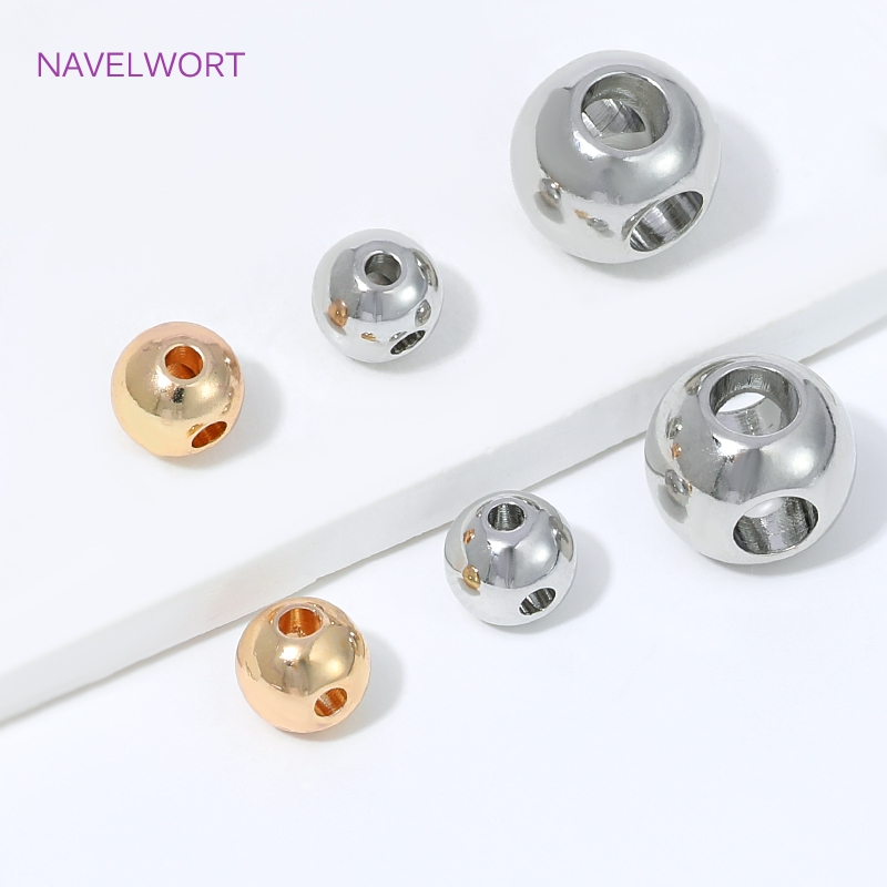 KC Gold Plated 4 Holes Round S - Jewelry Making Items ulasan dan harga