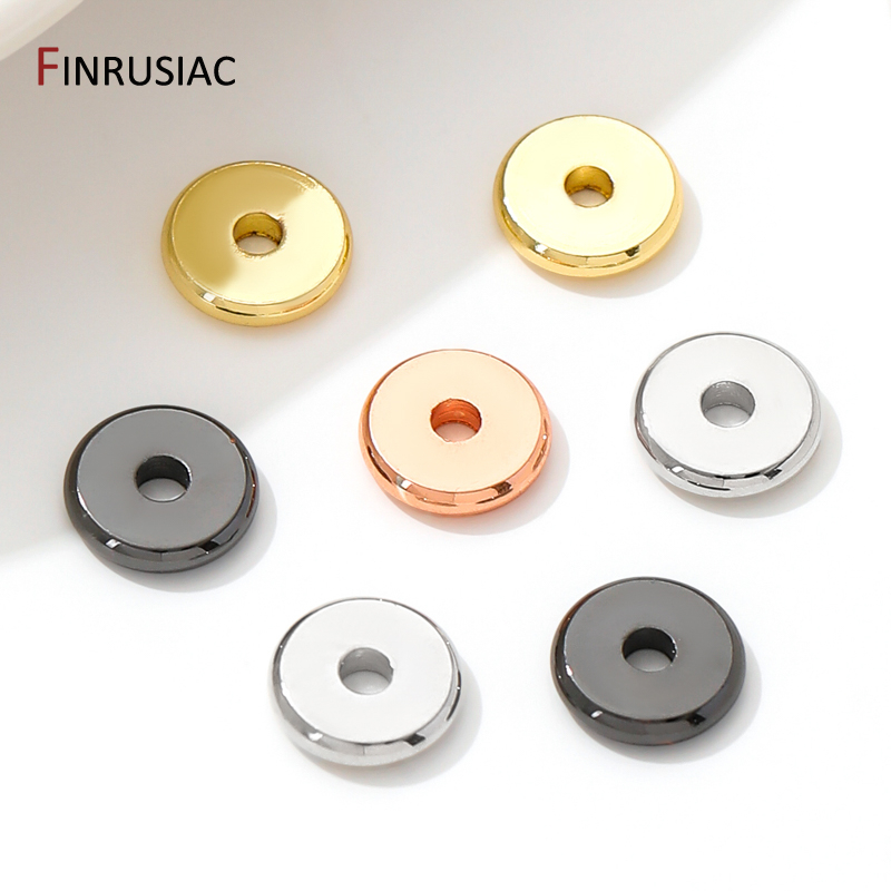 18K Gold Plated Brass Flat Spa - Jewelry Making Items ulasan dan harga