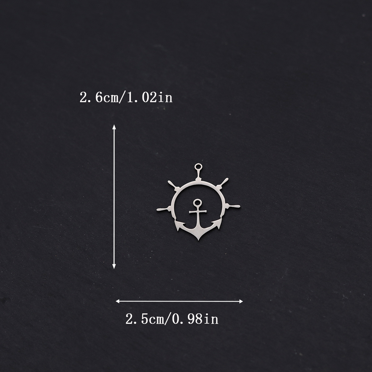3pcs Compass Anchor Cross Stai - Jewelry Making Guide ulasan dan harga