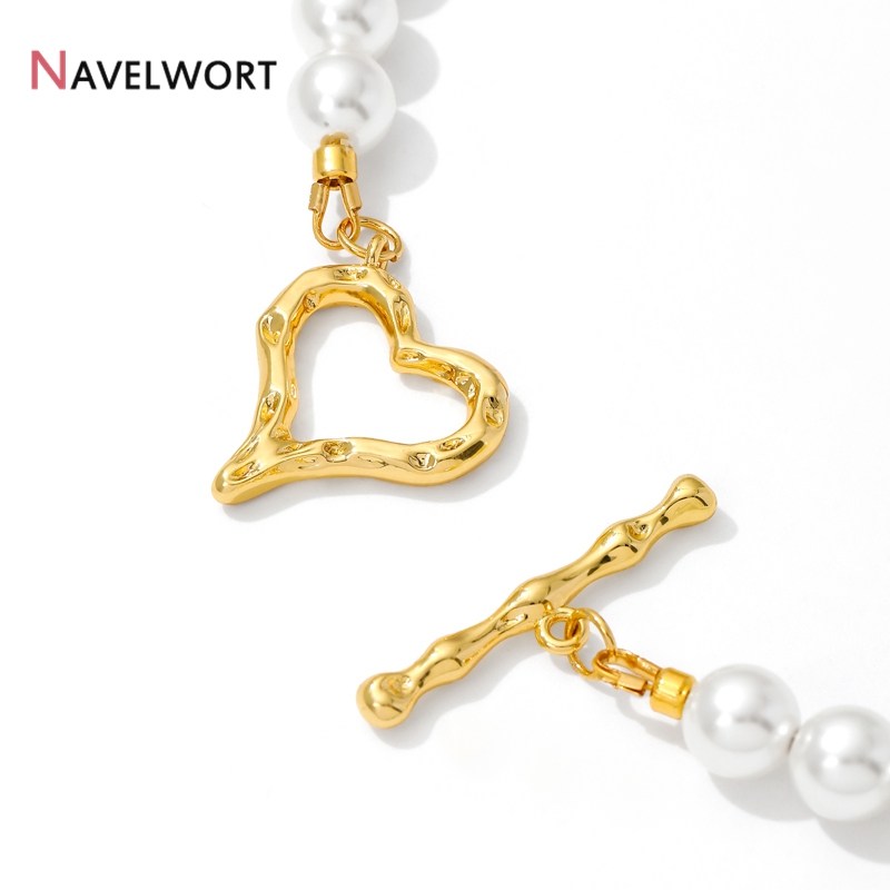 18K Gold Plated Heart Shape OT - Jewelry Making Brass ulasan dan harga
