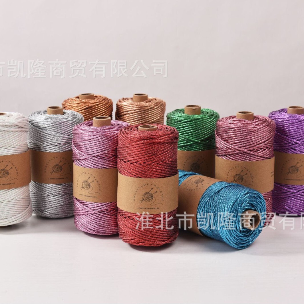 Shiny Metallic Braided Cord 3m - Jewelry Making Machine ulasan dan harga