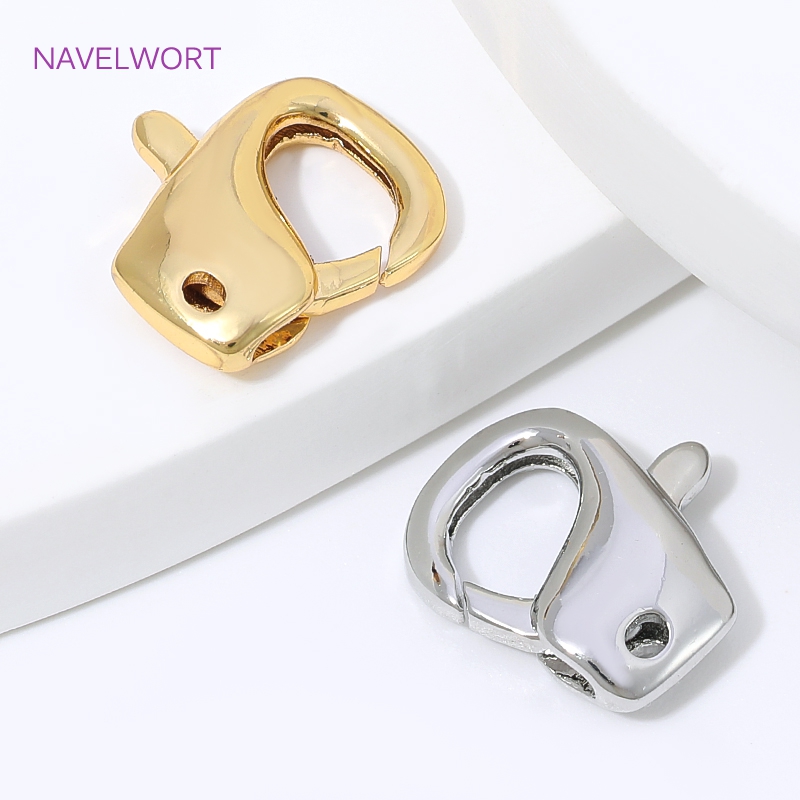 13mm*11.5mm 18K Gold Plated Lo - Jewelry Making Items ulasan dan harga