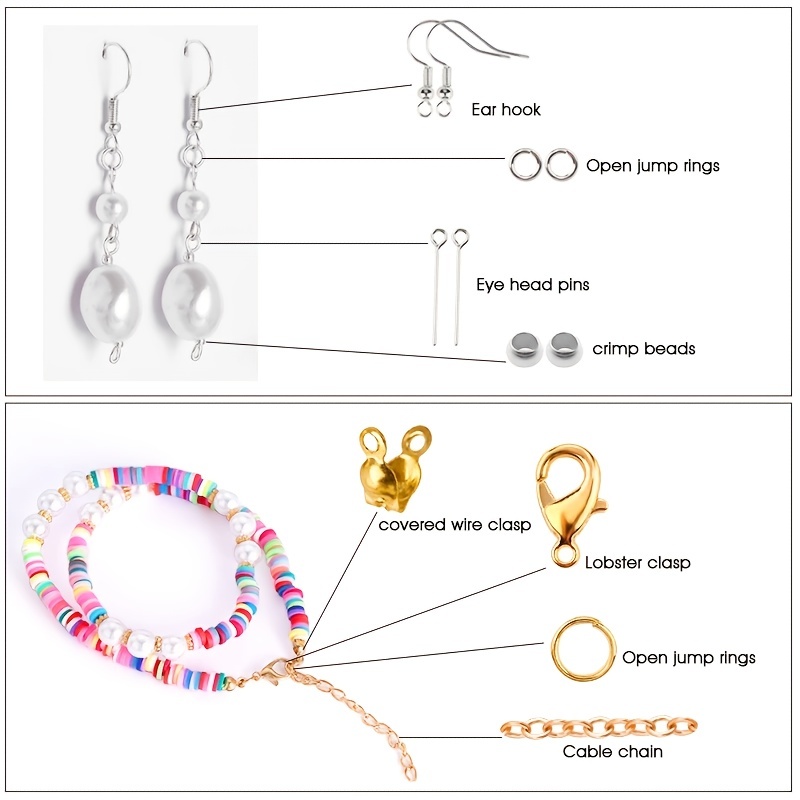 1420pcs 1box Jewelry Findings  - Jewelry Making Jump Rings ulasan dan harga