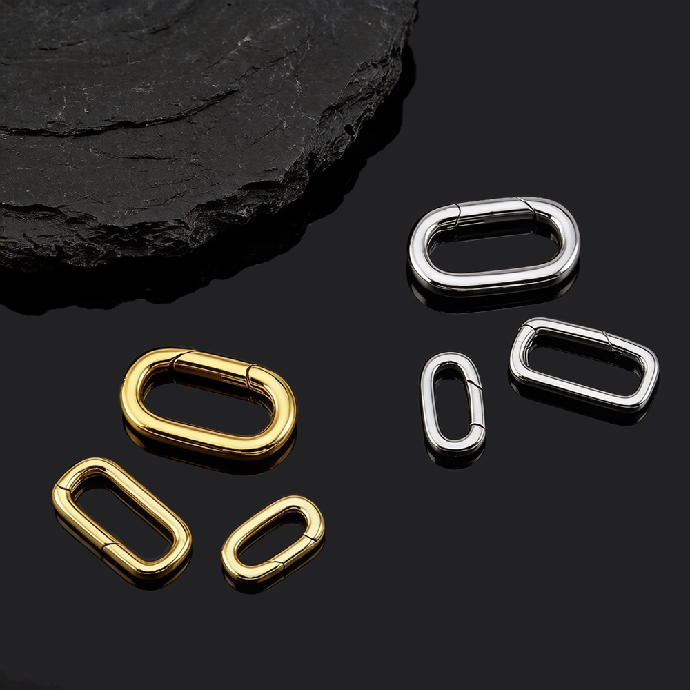 2pcs 18K Gold Plated Filled Ov - Jewelry Making Brass ulasan dan harga