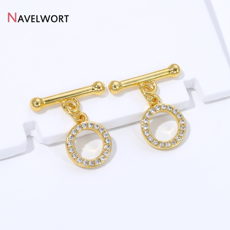 18K Gold Plated Brass Inlaid Z - Jewelry Making Items ulasan dan harga