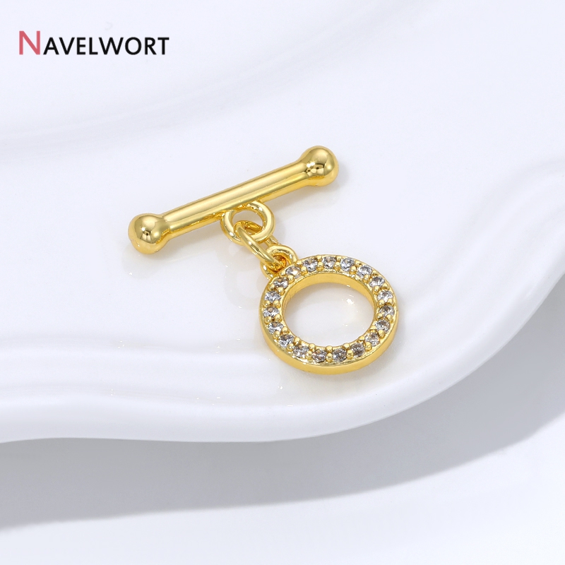 18K Gold Plated Brass Inlaid Z - Jewelry Making Items ulasan dan harga
