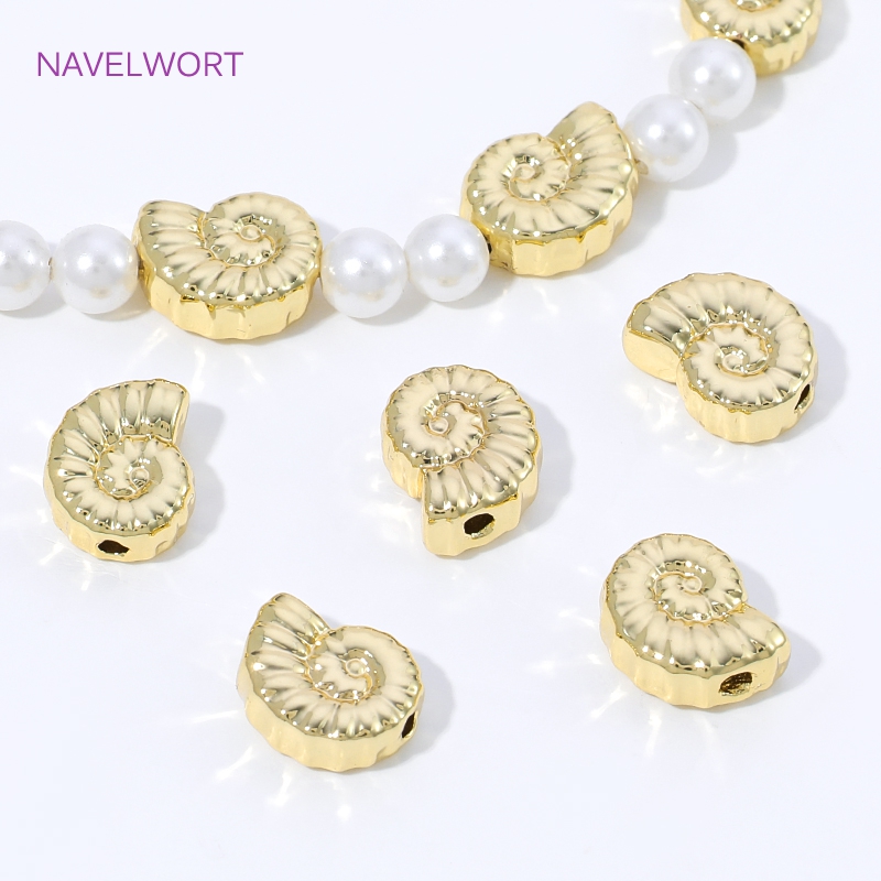 14K Gold Plated Brass Conch Sp - Jewelry Making Items ulasan dan harga