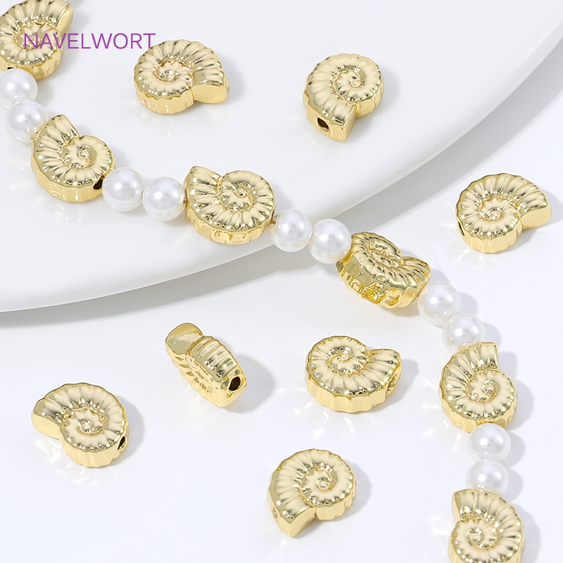 14K Gold Plated Brass Conch Sp - Jewelry Making Items ulasan dan harga